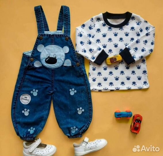 Комбинезон джинсовый р.80 Турция