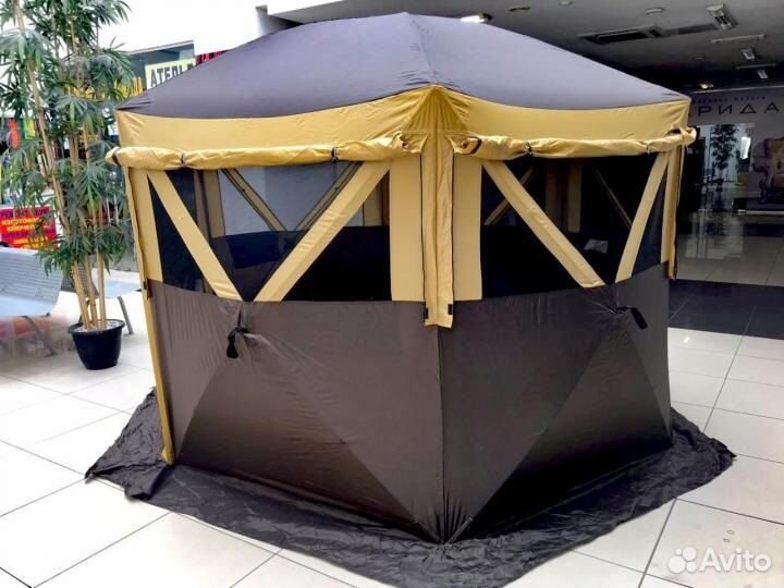 Шатёр куб 360х300хh215 см (ART-1936) автомат + пол