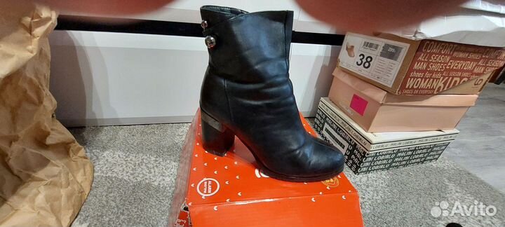 Ботильоны натуральная кожа 38
