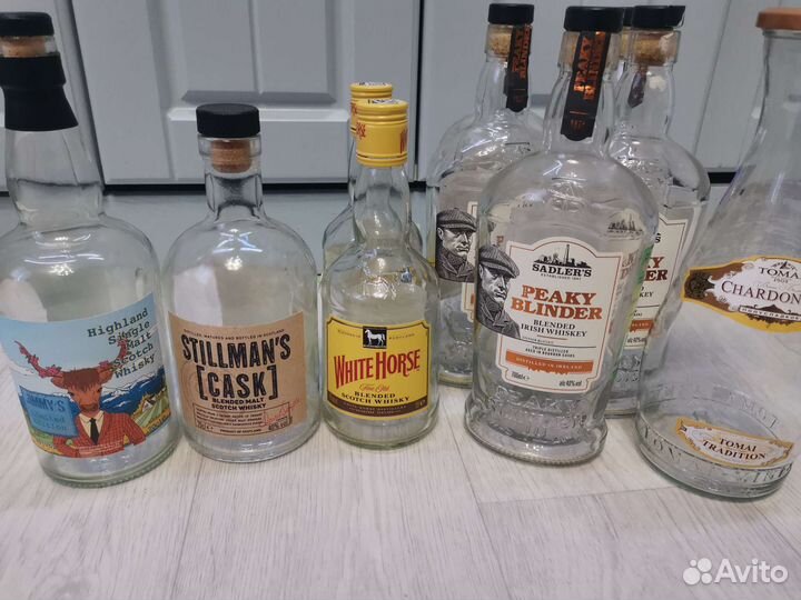 Бутыли из под алкоголя