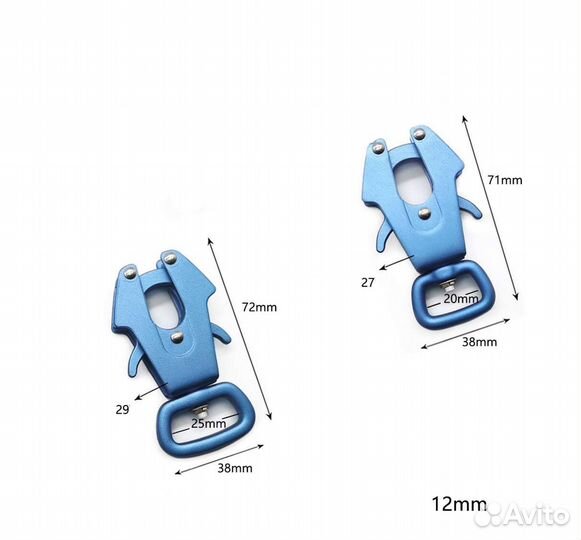 Карабин универсальный frog для поводков, туризма