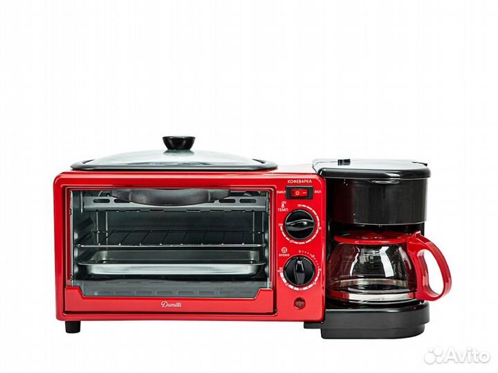 Минипечь 3в1