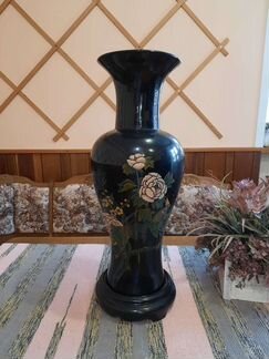 Ваза китайская напольная деревянная