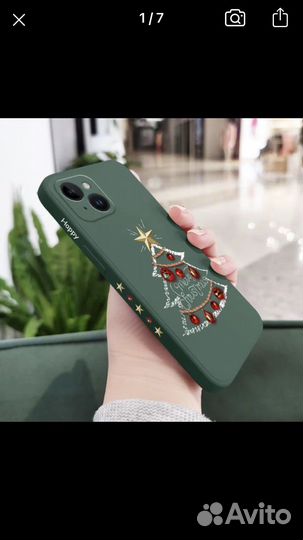 Чехол на iPhone 6s plus новогодний