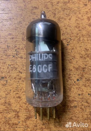 Новая радиолампа Philips E80CF Gold pin