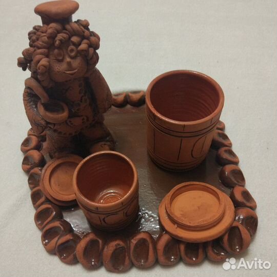 Керамический набор Поварёнок-соль-сахар