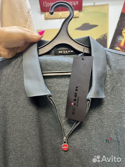 Поло футболка Kiton хлопок новая