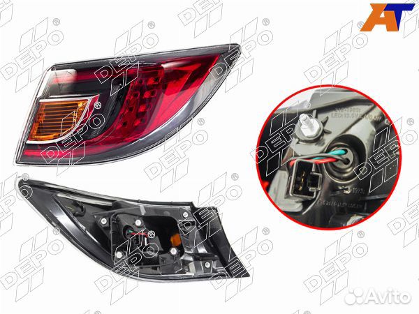 Фонарь задний mazda mazda6