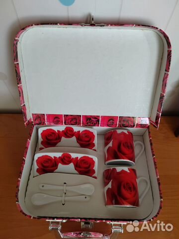 Набор фарфоровых кофейных чашек