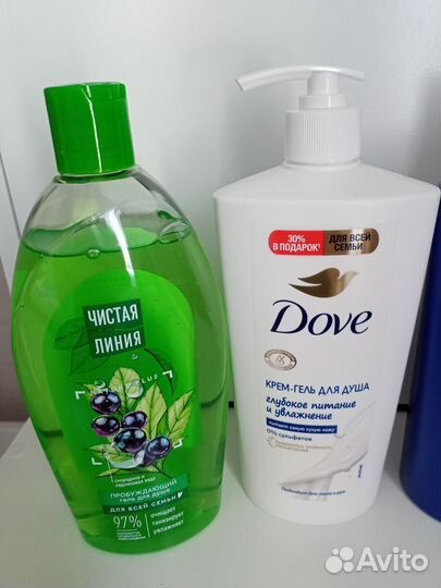 Гели для душа новые