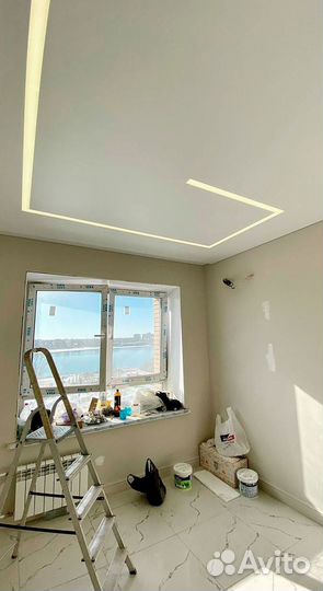 Натяжные потолки под ключ без посредников