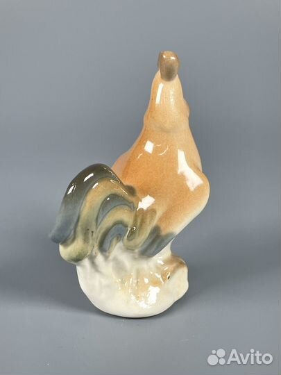 Фигурка петух лфз статуэтка фарфор СССР