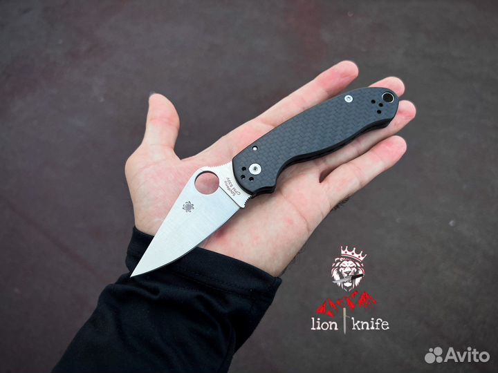 Нож spyderco paramilitary 3 карбон