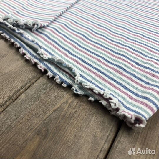 Лонгслив в рубчик для девочки 122 128 Германия