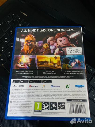 Lego star wars ps5 диск