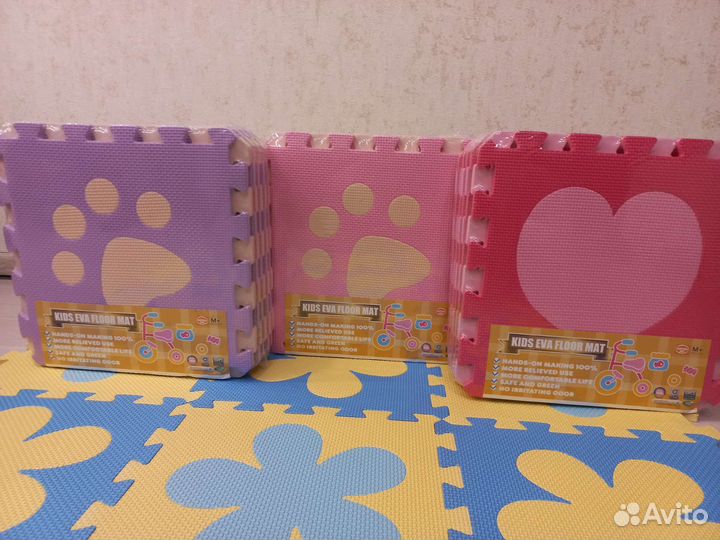 Детский коврик пазл 20 элементов новый