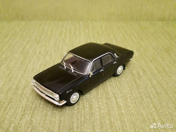 Газ 2401 Волга чёрная деагостини 1:43