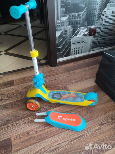 Самокат детский трехколесный бу