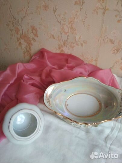 Посуда времен СССР. Конфетницы, масленки