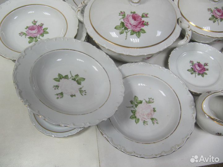 Сервиз столовый Роза ГДР Kahla