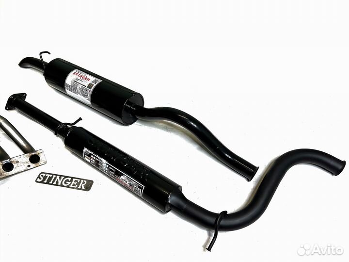 Комплект прямоточного выхлопа Гранта 8V; 16V 2190