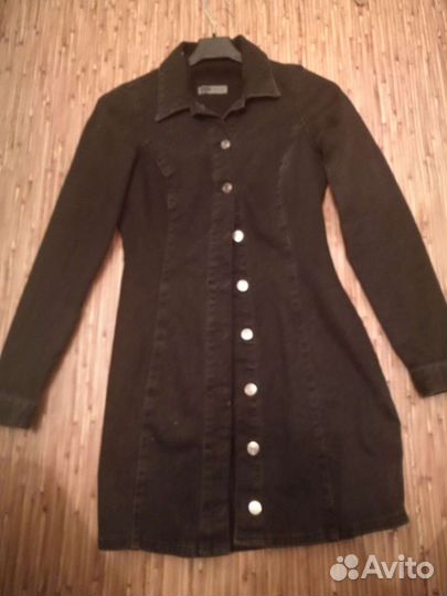 Джинсовое платье zara