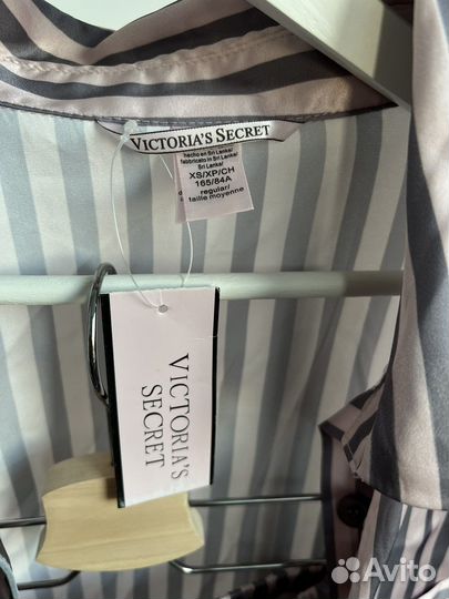 Домашний костюм в полоску victoria secret новый