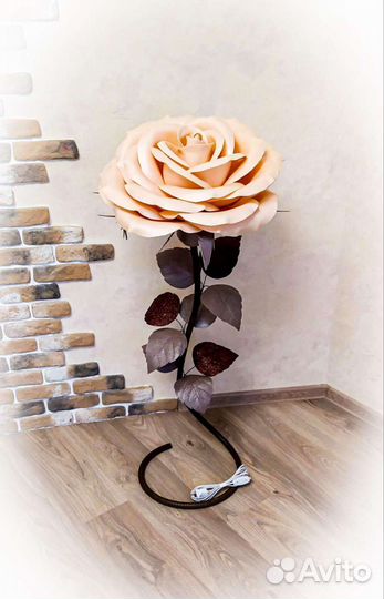 Интерьерная роза/ Ночник