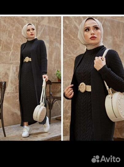 Двойка с кардиганом