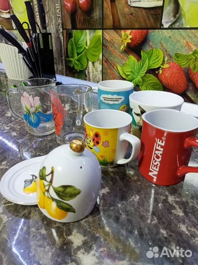 Кружка 6 штук+ лимонница