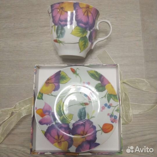 Чашка с блюдцем