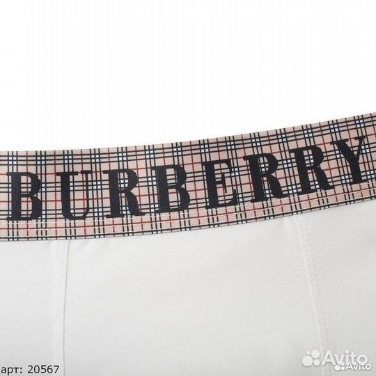 Трусы мужские Burberry Белые