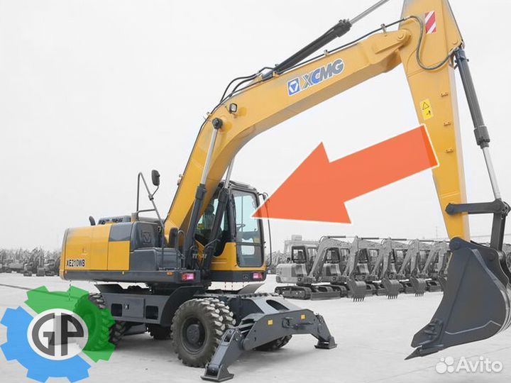Стекло для эксакаватора xcmg