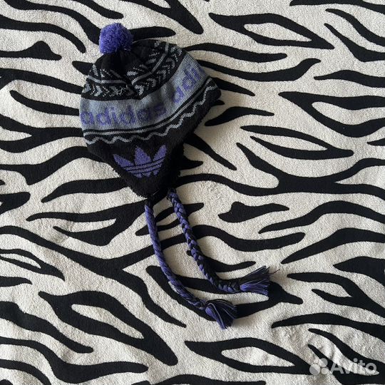 Шапка с косичками Adidas Vintage Y2K