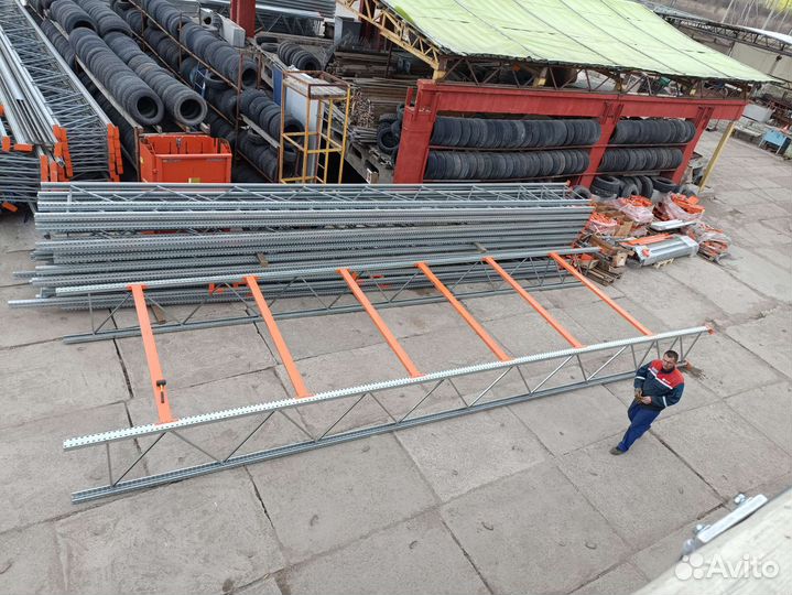 Стеллажи промышленные, (набивные) 1/3 цены от новы