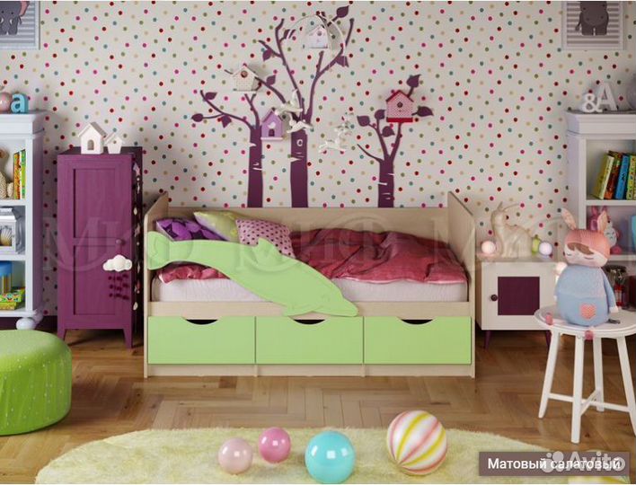 Детская кровать Дельфин/Дельфин-1