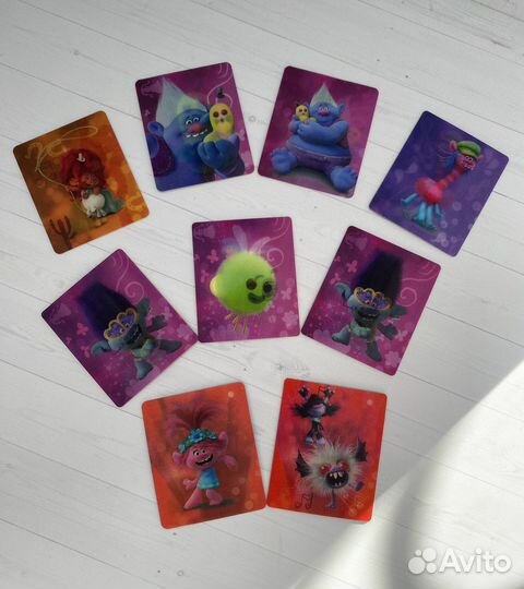 Карточки тролли из пятерочки