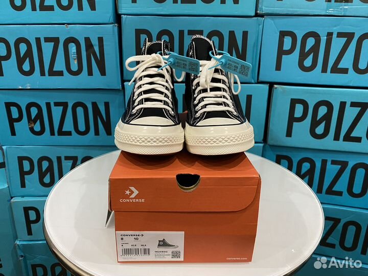 Оригинал Converse Chuck 70 черные кеды