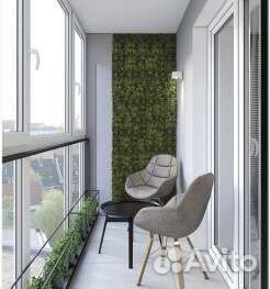 Пластиковая лоджия 3 м. Балкон французский