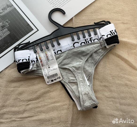 Женскме трусики-стринги от бренда NY (хлопок) M