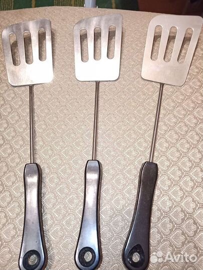 Половник, толкушка,лопатка, вилка из н/с