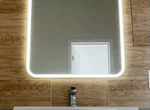Зеркало с подсветкой для ванной 80х70х2,5