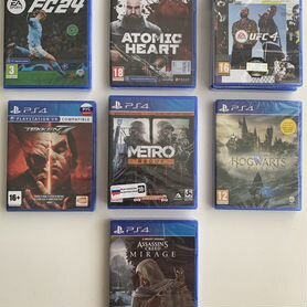 Игры для ps4 NEW- Atomic, UFC4, Metro, snow runner