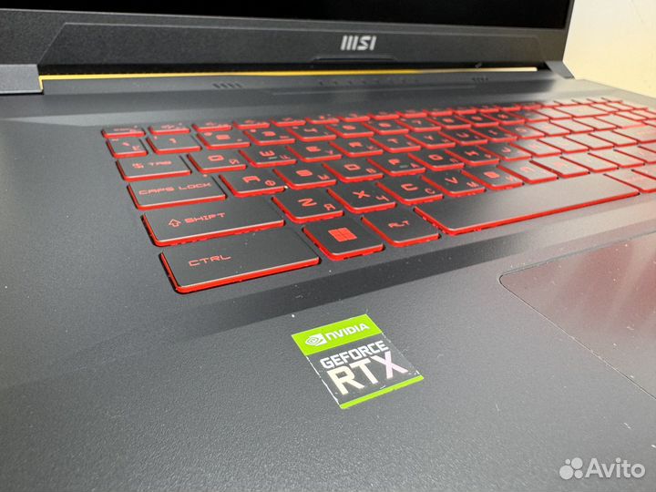 Игровой ноутбук MSI katana gf76 17.3