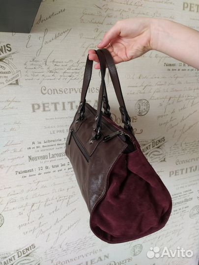 Сумка женская натуральная замша