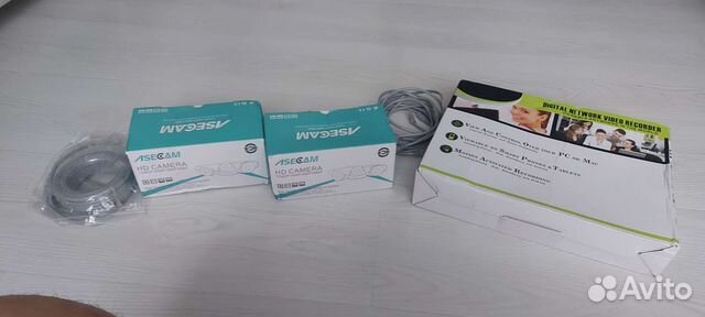 Система видеонаблюдения с двумя камерами 4К