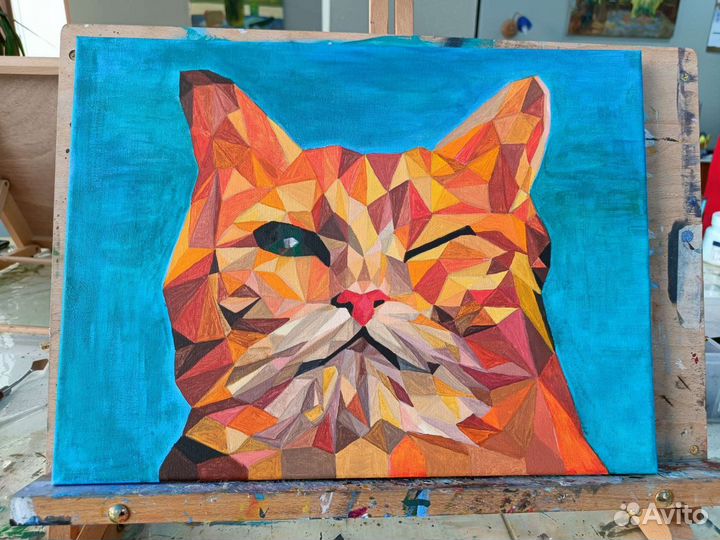 Картина акрилом 