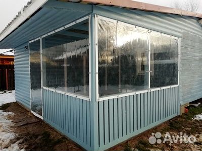 Мягкие пвх окна на беседку