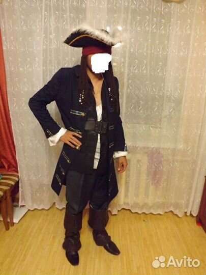 Костюм пирата Капитан Джек Воробей