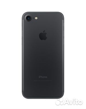 Корпус для iPhone 7 (Ростест) (матовый черный) OEM